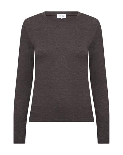 Leveté Room - LR-Josephine 1 Langarmshirt - After Dark Melange